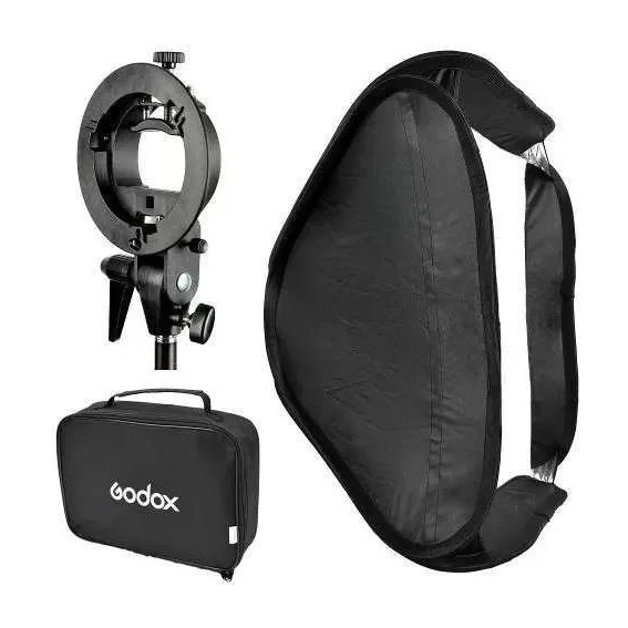Softbox Godox 80x80cm avec diffuseur 