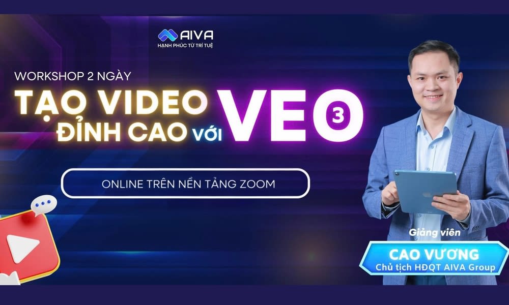 Khóa Học Veo 3 – Tạo Video AI Đỉnh Cao Mới Nhất 2025