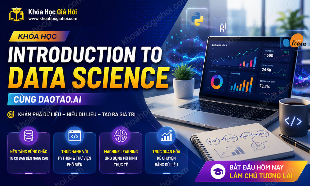 Khóa Học Introduction To Data Science Cùng Daotao.ai