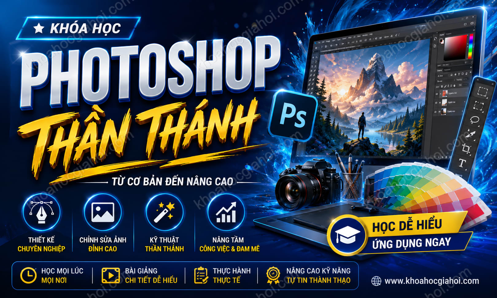 Khóa Học Photoshop Thần Thánh