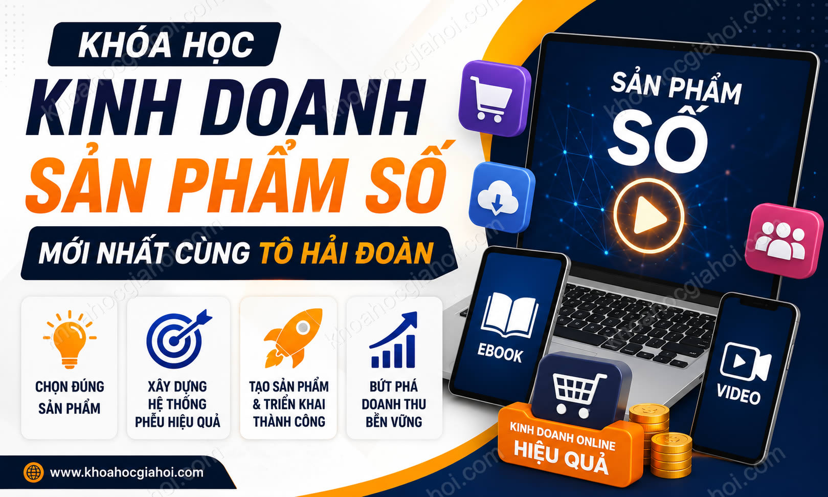 Khóa Học Kinh Doanh Sản Phẩm Số Mới Nhất Cùng Tô Hải Đoàn