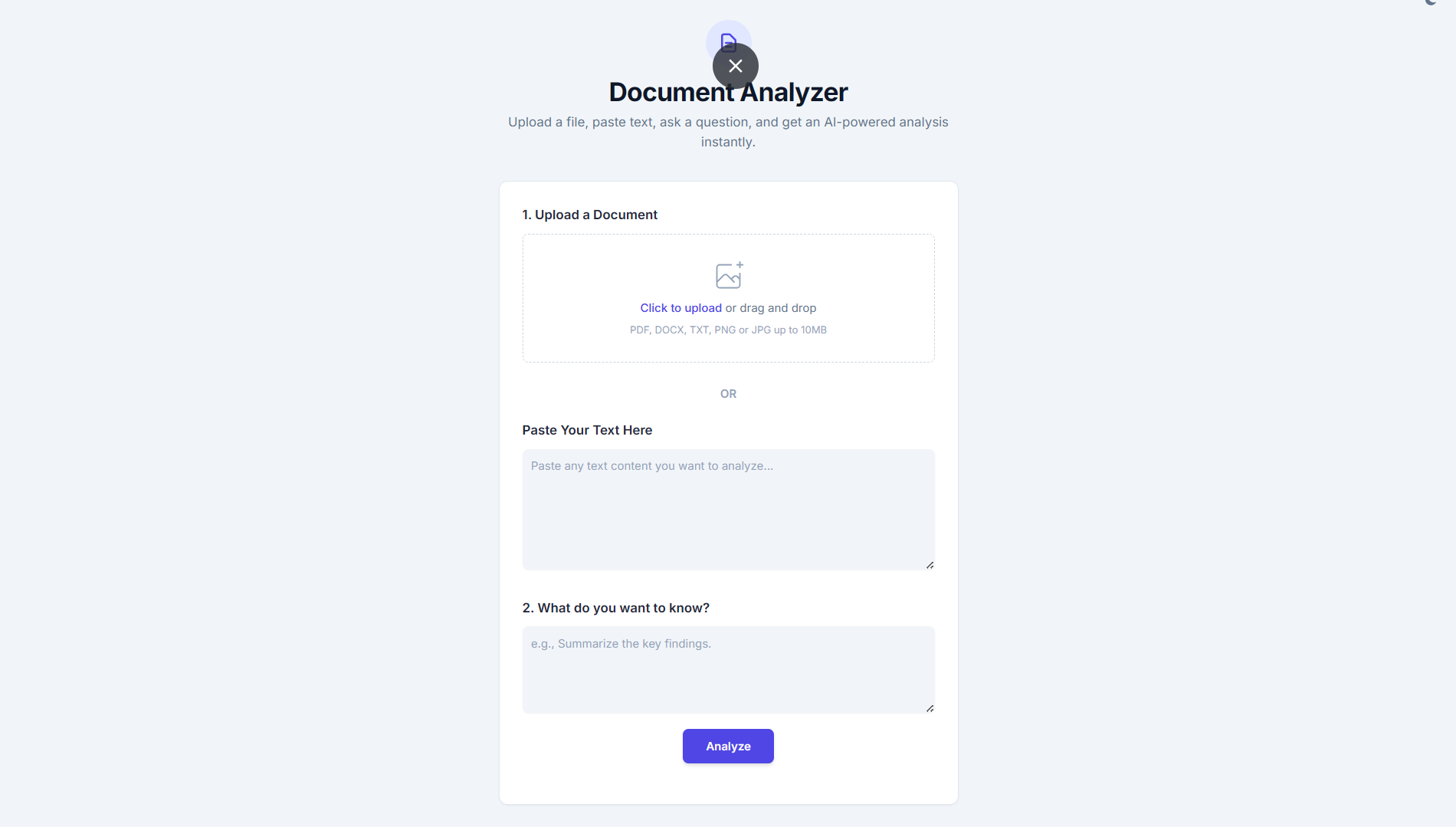 Document Analyzer