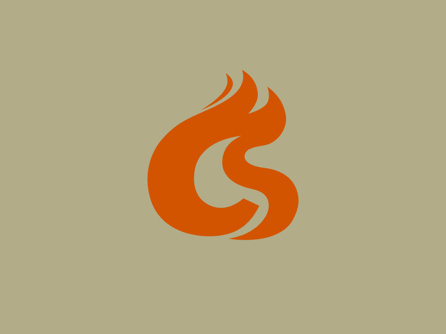 Craving Sizzle Flame Logo Hero Image