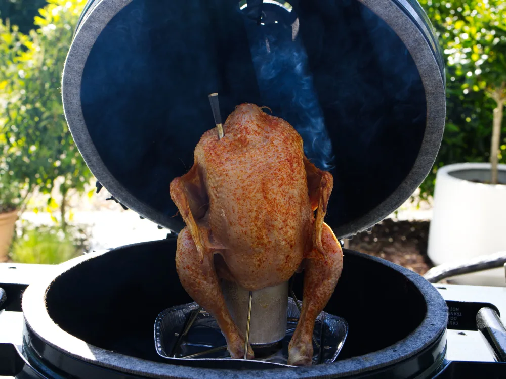 Hero Beer Can Chicken with Lime-Butter Corn