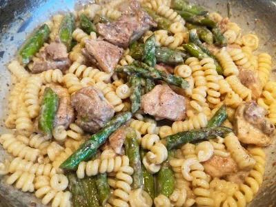 Creamy Lemon Chicken Pasta Instruction E