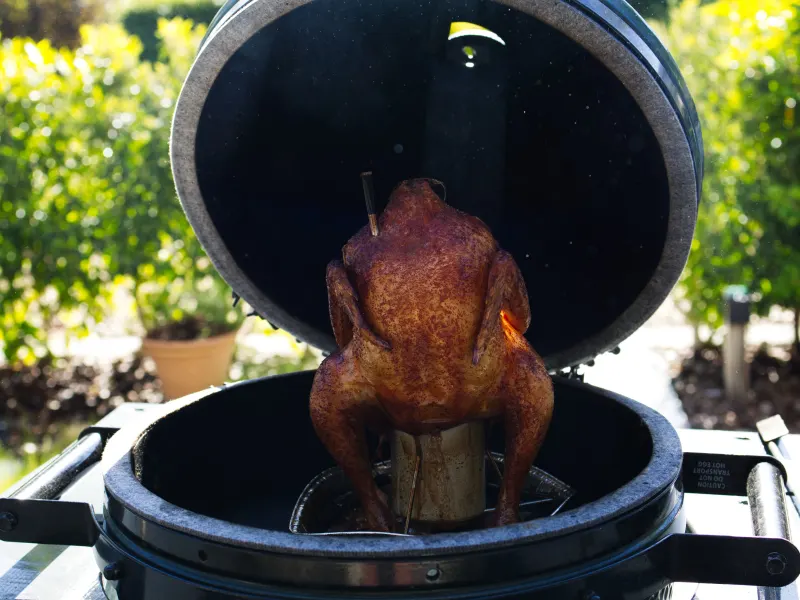Instruction F Beer Can Chicken with Lime-Butter Corn