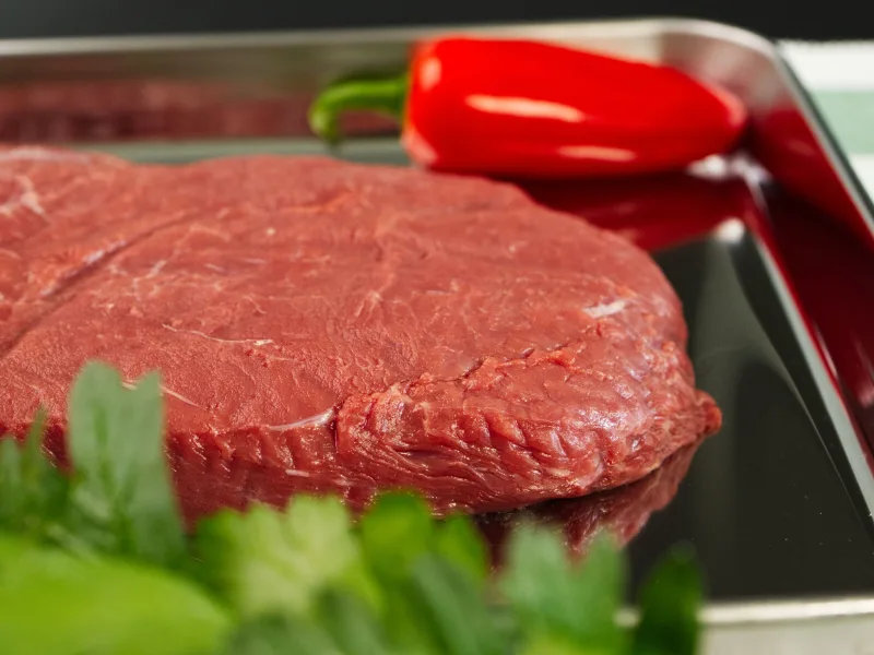 Seared Flat Iron Steak with Orange Chimichurri Instruction 1 image