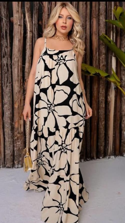 Vestido estampado Bybela