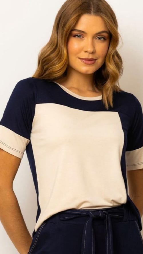 blusa paloma meia manga