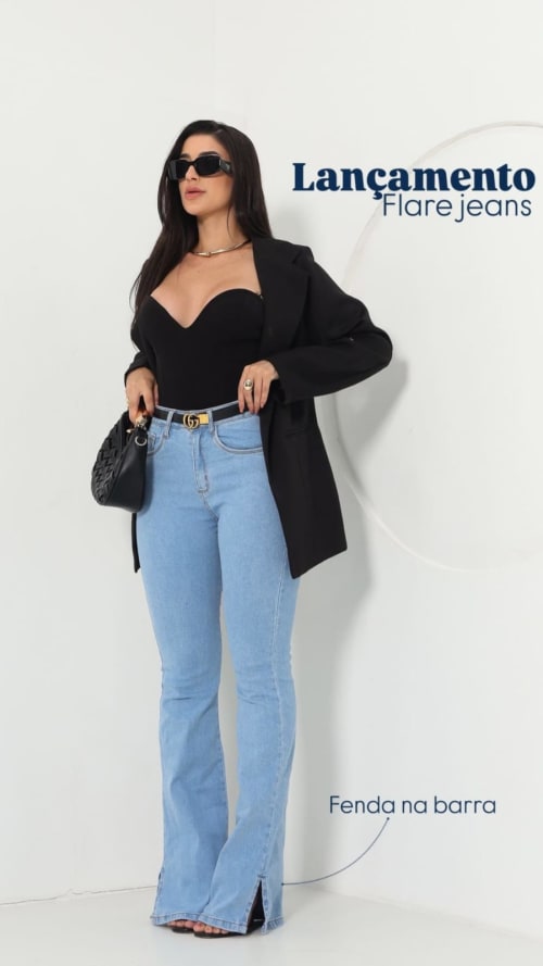 calça flare