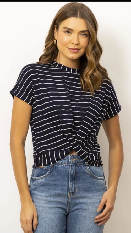 blusa listras verão