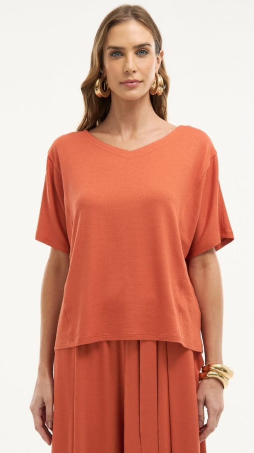 blusas verão 2025 Magente miniatura 3
