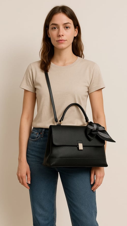 Bolsa com lenço 