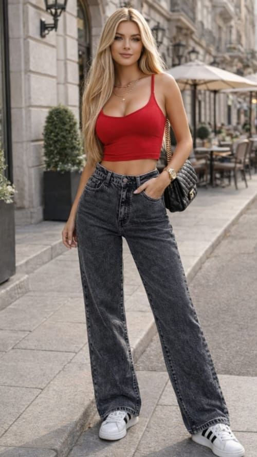 Calça wide lag  miniatura 2