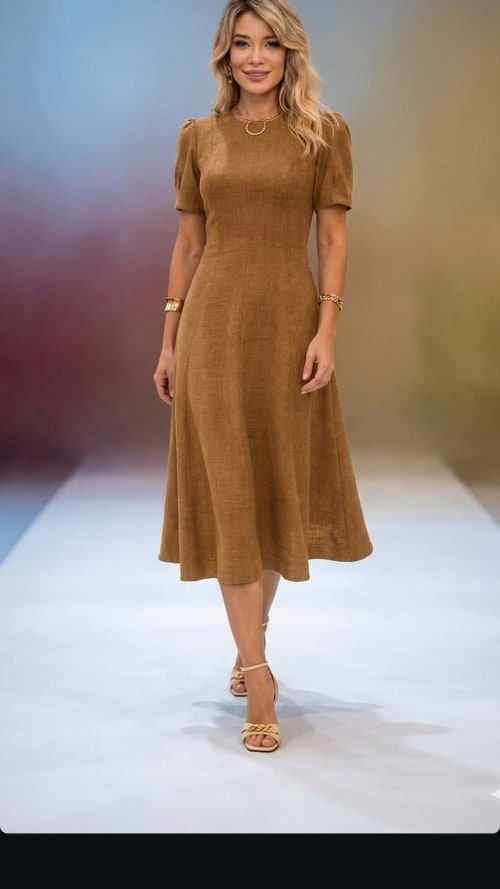 Vestido linho coleção 026, foto 3