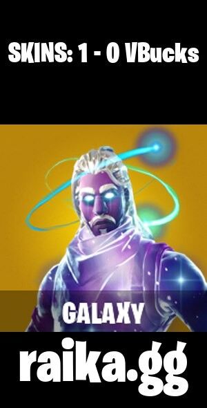 Fortnite Account ( PLAYSTATION / XBOX / PC / NINTENDO ) (GALAXY, STELLAR AXE) (1 Skin)