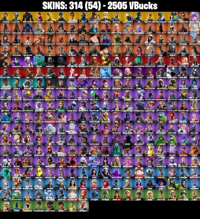 Fortnite Account ( PLAYSTATION / XBOX / PC / NINTENDO ) (The Reaper, OG STW, Take The L) (314 Skins)