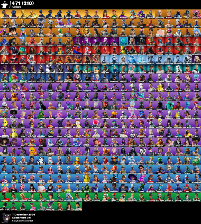 Fortnite Account ( PLAYSTATION / XBOX / PC ) (Leviathan Axe, Travis Scott, Astro Jack, Gold Midas, Gold Brutus, Fixer, Carbon Commando, Trilogy, Prodigy, Eddie Brock) (471 Skins)