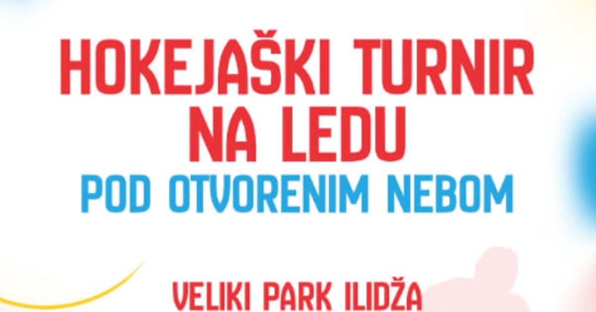 Hokejaški turnir na ledu pod otvorenim nebom stiže u Veliki park na Ilidži