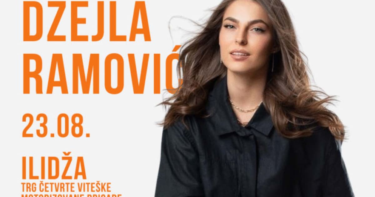 Muzička čarolija na Ilidži – Džejla Ramović 23.08.