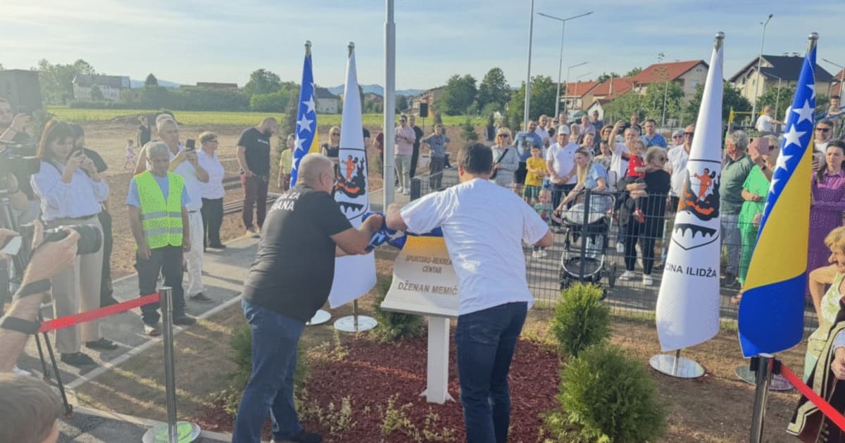 Otvoren Sportsko-rekreativni centar “Dženan Memić” u Sokolović Koloniji (FOTO)