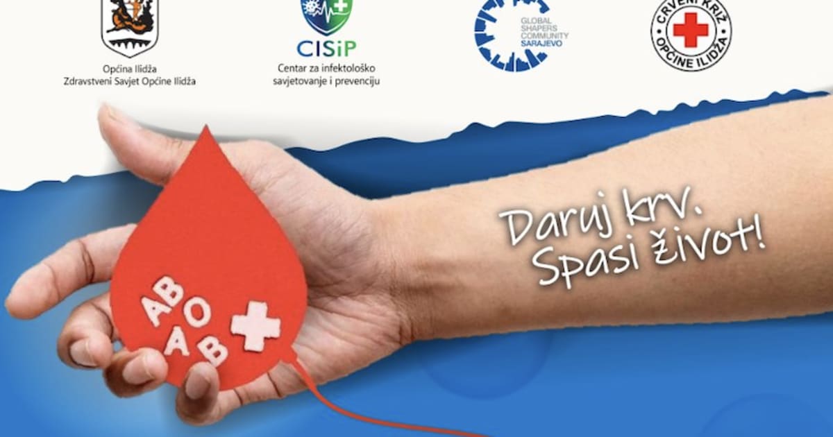 U utorak na Ilidži akcija dobrovoljnog darivanja krvi: Pridružite se i spasite nečiji život