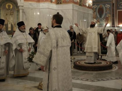 В Волгограде состоялось великое освящение воды