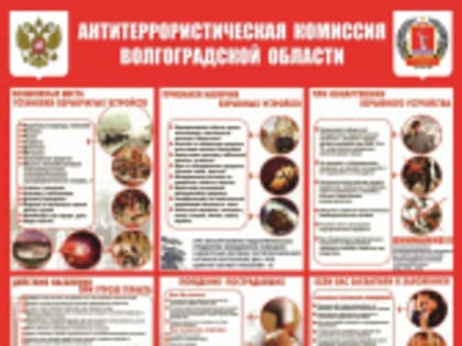 Антитеррор: памятка поведения для граждан