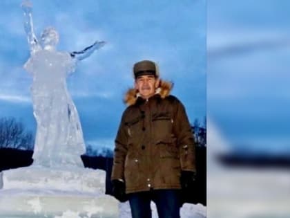 В Башкортостане появилась ледяная «Родина-мать» из Волгограда