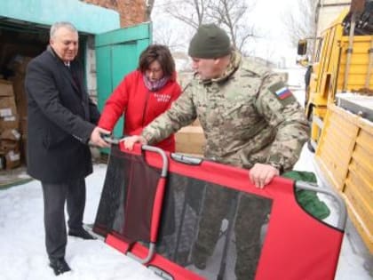 В Волгограде отправили ещё один гуманитарный груз в ЛНР
