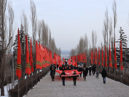 В Сталинграде проходят праздничные мероприятия, посвященные Великой Победе в битве на Волге