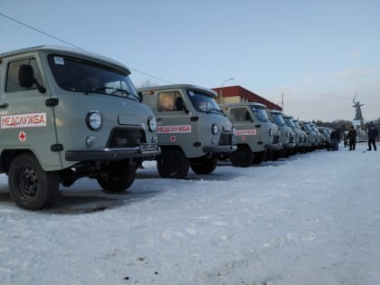 В больницы Волгоградской области направлена третья партия санитарных автомобилей