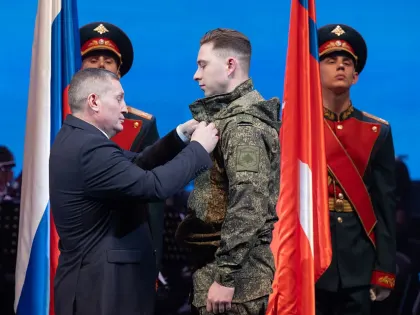 В Волгограде участникам СВО передали Ордена Мужества и медали «За отвагу»