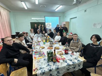 23 декабря клуб «Русский фольклор» провели занятие «Предновогодние деревенские посиделки»