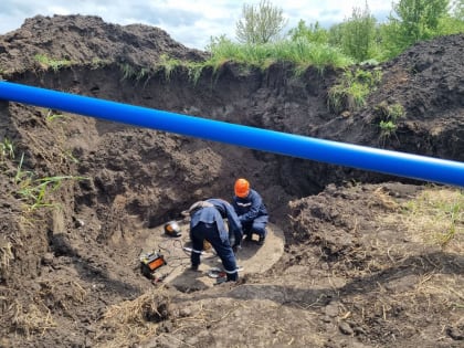 Волгоградские специалисты восстановили водовод в подшефном районе ЛНР