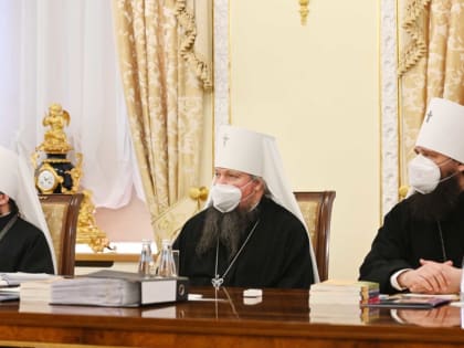 Митрополит Феодор принял участие в работе первого заседания Священного Синода 2021 года