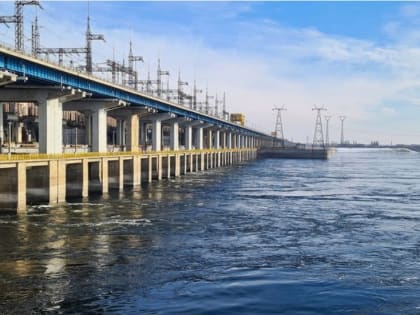 Волжская ГЭС готовится к половодью