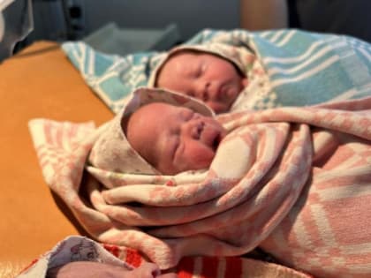 Первая тройня в 2023 году родилась в Волжском в декабре