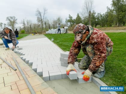 В Волгограде начался новый этап благоустройства Горсада