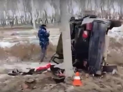 Опубликовано видео с места ДТП после гибели 22-летнего волгоградца