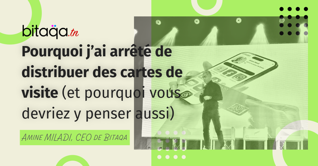 Pourquoi j’ai arrêté de distribuer des cartes de visite (et pourquoi vous devriez y penser aussi)