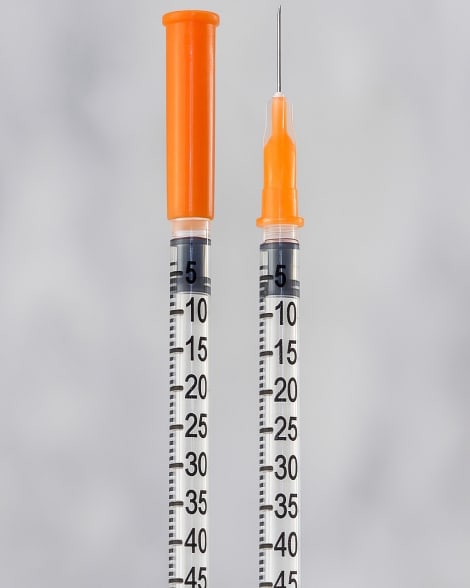 Peptide Syringe For Research 1ml (30g x 8mm)