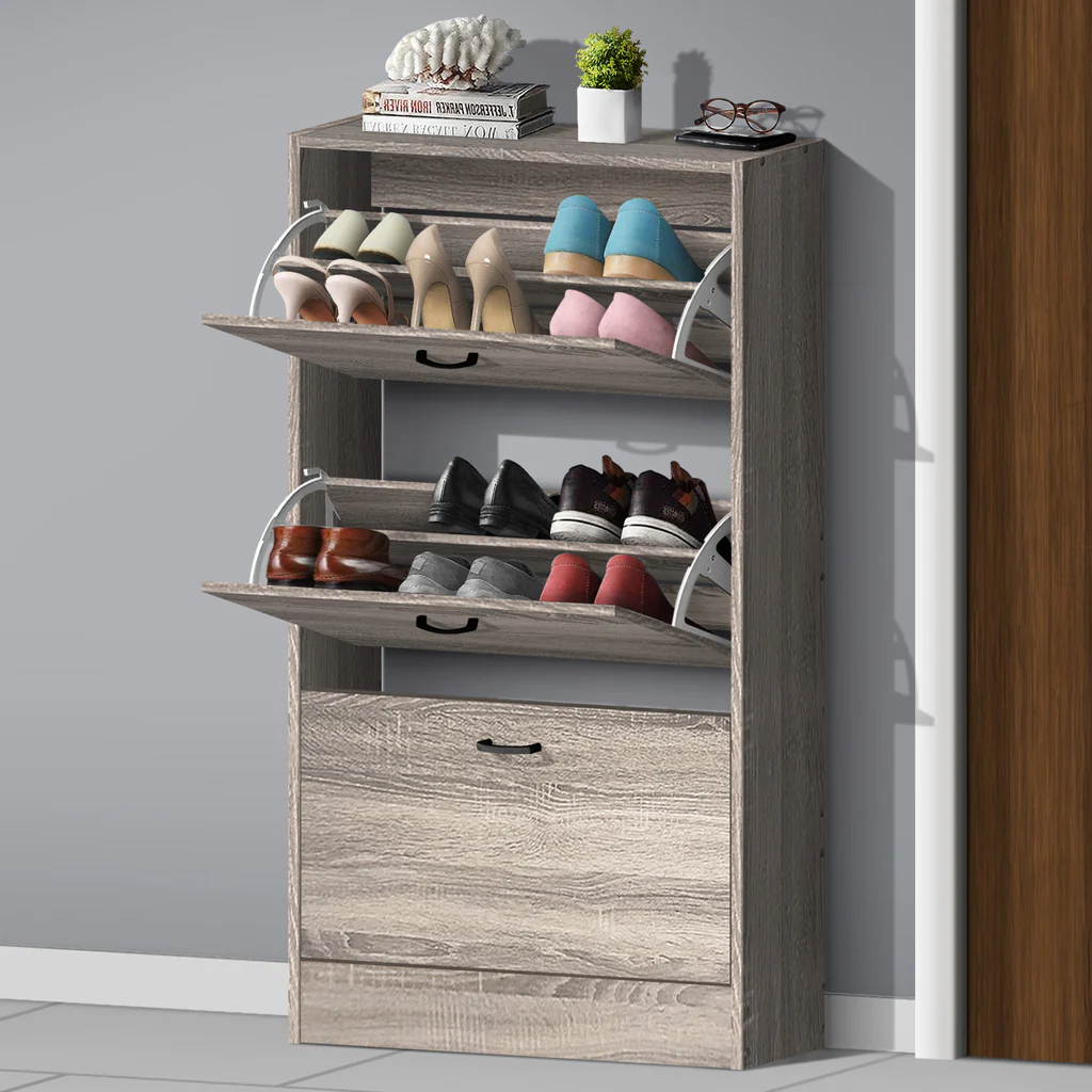 Shoe Rack Dark Brown