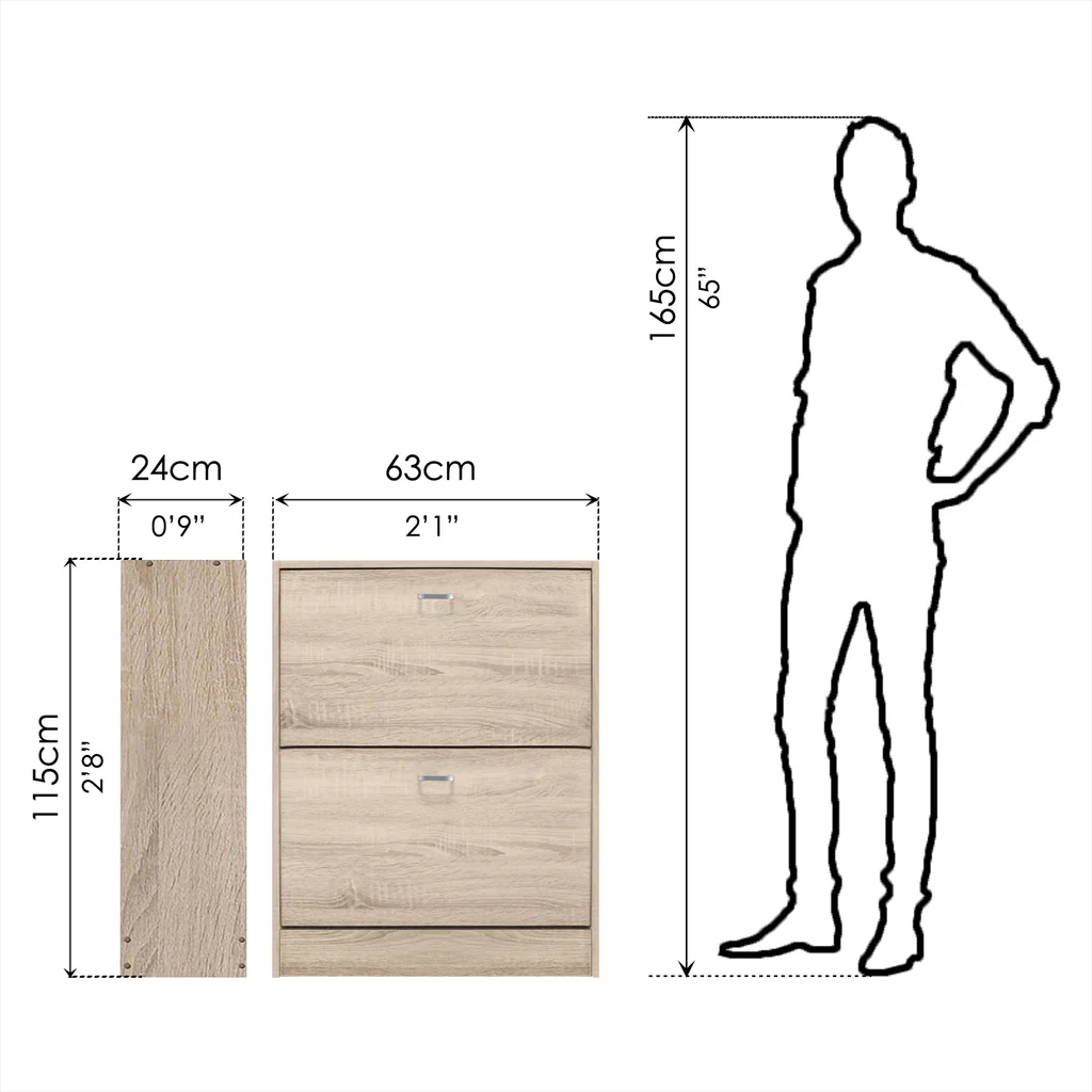 Shoe Rack 2 Layer — Light Brown — image 3