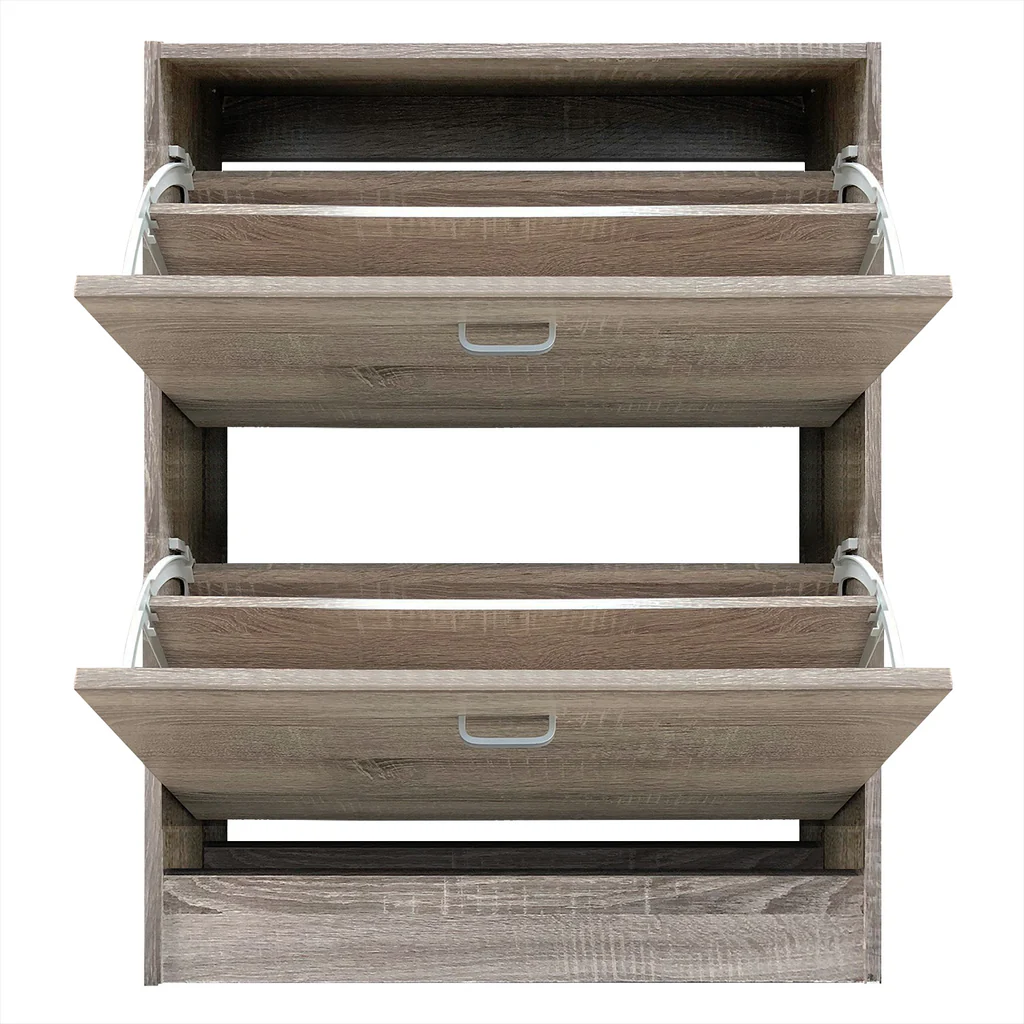 Shoe Rack 2 Layer Dark Brown — image 2