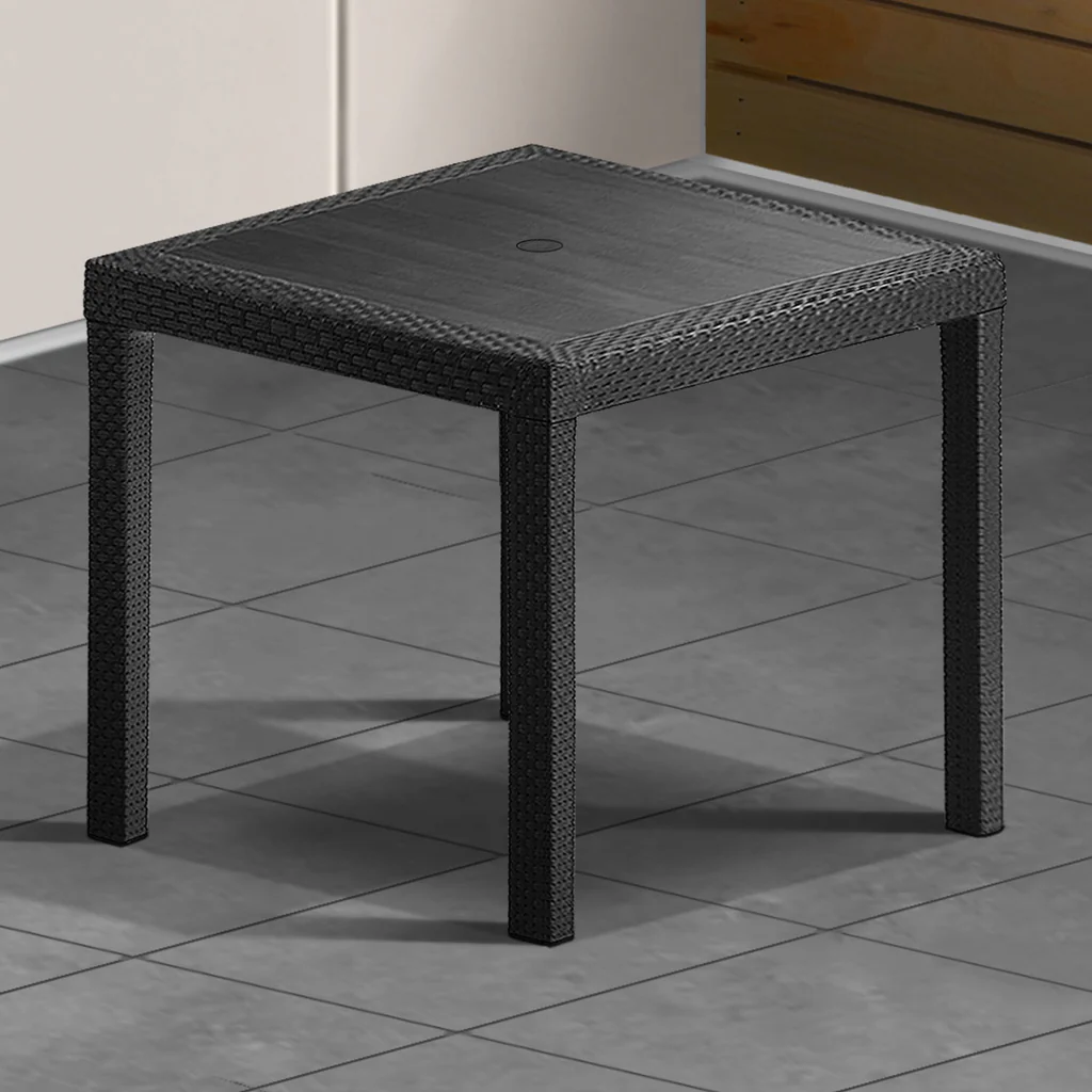 Outdoor Dining Set Black — image 2