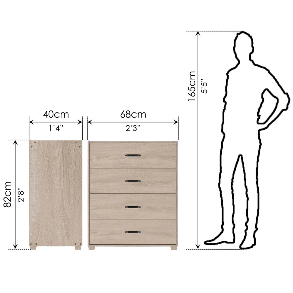Chest Drawer Brown — image 3
