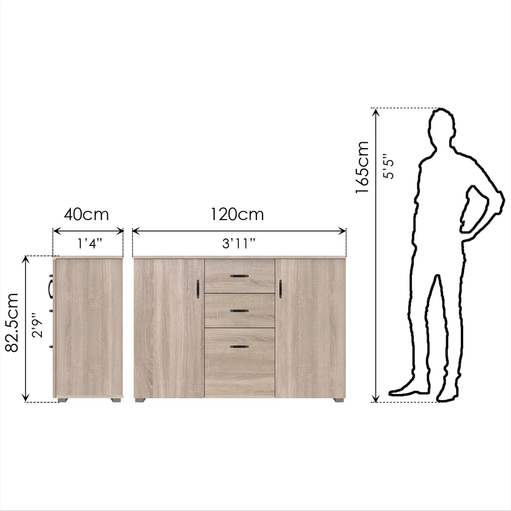Cabinet with Door Brown — image 3