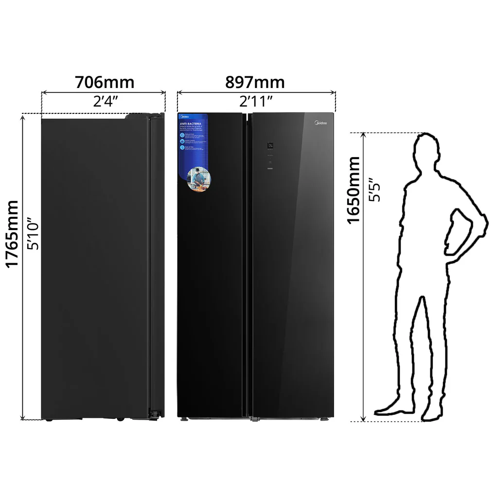 Midea Refrigerator, Inverter (564L) — image 5