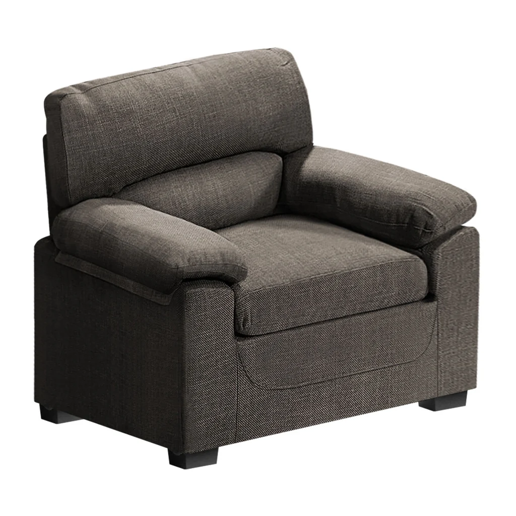 Sofa Single Seater Brown